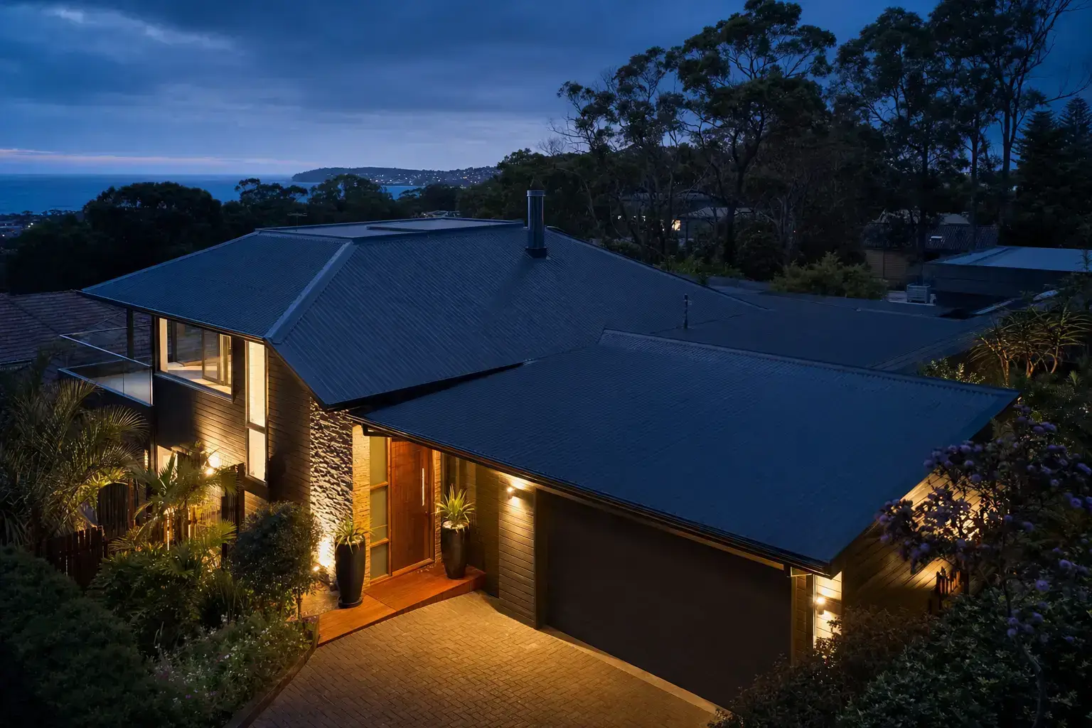 Professional roof restoration on a Central Coast home